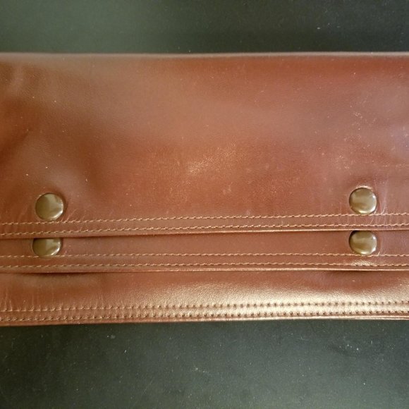 Long Leather Travel Wallet